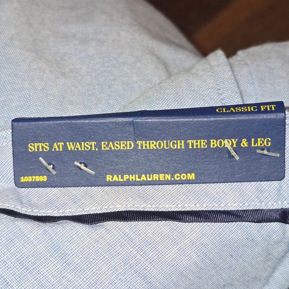 Polo Ralph Lauren Light Blue Oxford Shorts Men's 30 Classic Fit Watchhill 3